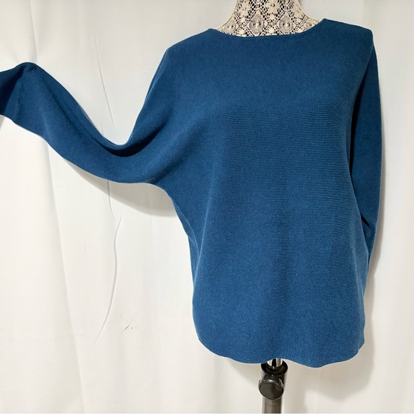 Rielle Sweaters - NWT Peacock Blue Sz XL Dolman Sweater By Rielle Flattering Fit